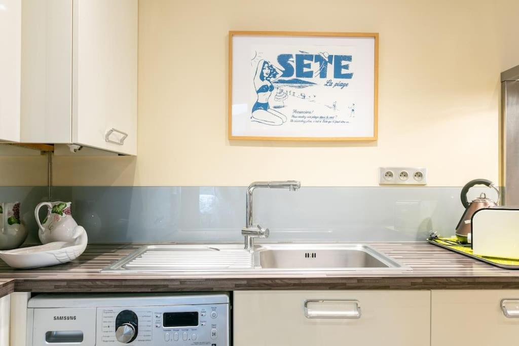 Appartement T4 Centre Ville Sete Tout Confort 3 Chambres Εξωτερικό φωτογραφία